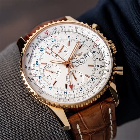 breitling navitimer automatic 35 rose gold|breitling navitimer gold bezel.